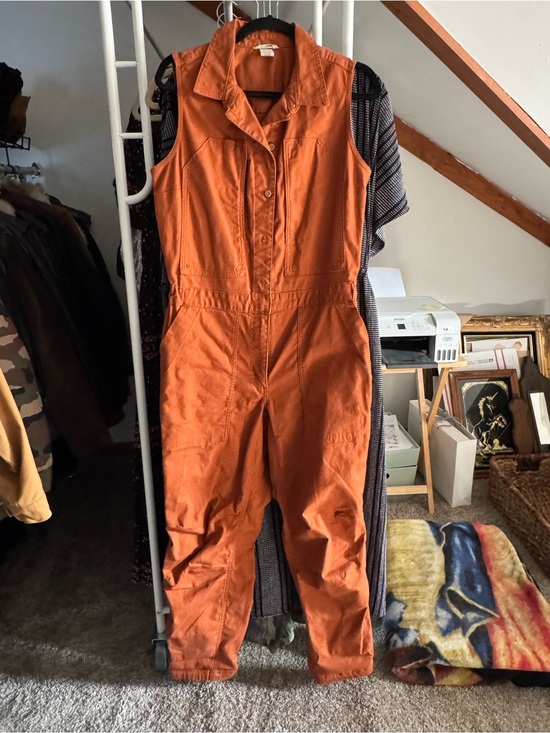 Duluth Trading Co Pants - Duluth sleeveless coveralls s small in Spice colorway
